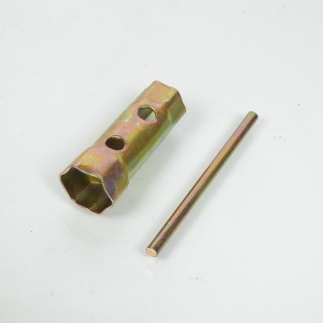 Clé à bougie de 18/21mm 70mm avec tige de force pour moto cyclo (1/3)