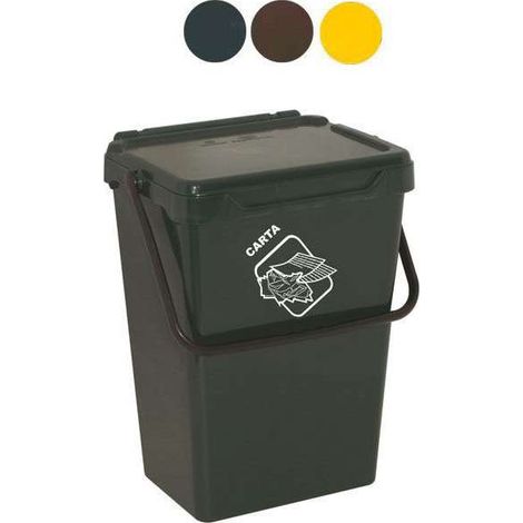 Bidone Biosystem Verde L 7 Cm 20X25 H 27