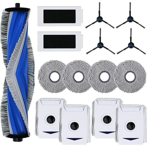 FOREHILL T30 Pro Omni Zubehörset für Ecovacs Deebot T30 PRO Omni Saugroboter, 1 Hauptbürste, 2 HEPA-Filter, 4 Pads (1/5)