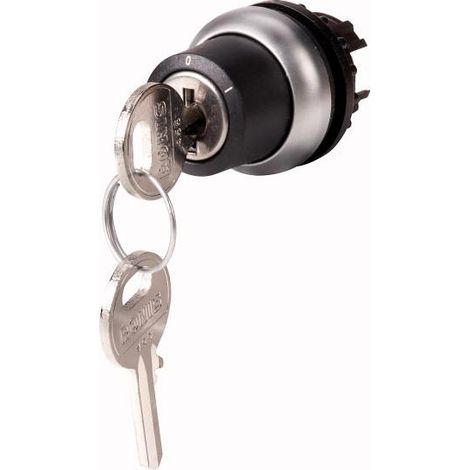 Bouton à clé (Ronis 455) 2 positions EATON M22-WS-RS