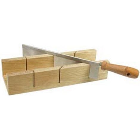 1PZ DIMA TAGLIACORNICI IN LEGNO CON SEGA - MISURE DIMA MM.300X95X60 INTERNO