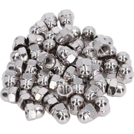 Écrous borgnes en acier inoxydable 316 – Lot de 100 pièces M3 – Résistants à la corrosion, haute stabilité pour réparations mécaniques (1/5)
