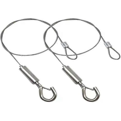 Câble de suspension pour lampe horticole, idéal pour suspendre des photos, des plantes d'aquarium ou tout autre luminaire de plafond. (1/5)