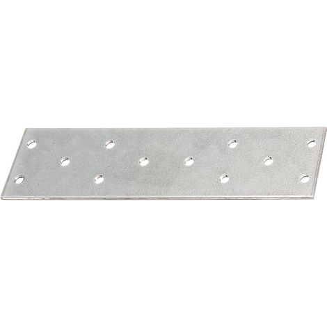 Alberts 337704 Piastra di giunzione multiforo, Acciaio, 160 x 40 mm / 50 Stk (1/2)