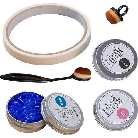 Crème effaçable à la chaleur pour le marquage et le transfert de motifs sur tissu. Crème lisse et facile à retirer. Idéale pour la couture, le quilting et la broderie.