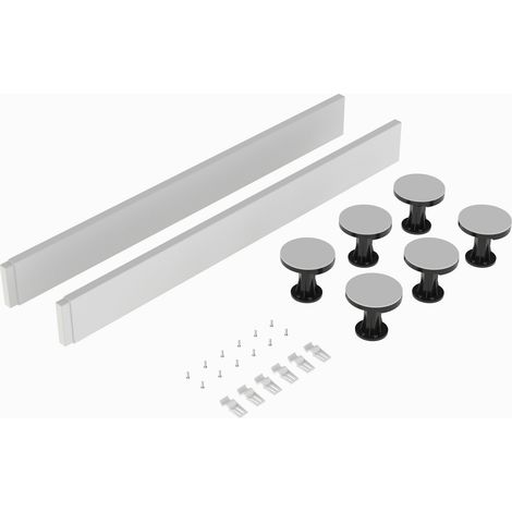 Shower Tray Leg Set - White - For 700mm-900mm Square & Rectangular Resin Trays