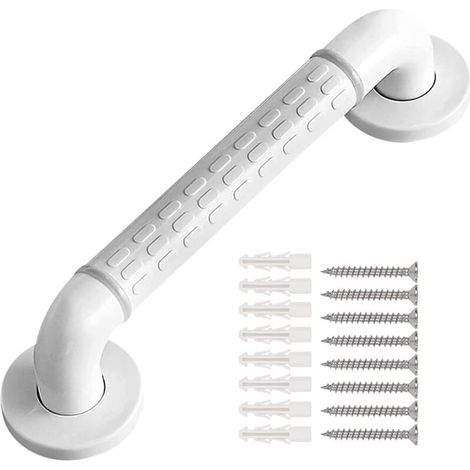 Bathroom Safety Anti-Fall Handrails, Non-Slip Barrier-Free Toilet Rails, 30cm (1/5)