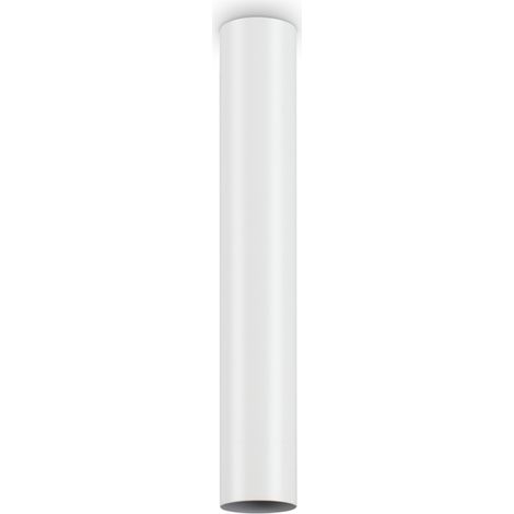 Plafoniera Moderna Look Metallo Bianco 1 Luce 7W 3000K Luce Calda H40Cm (1/3)