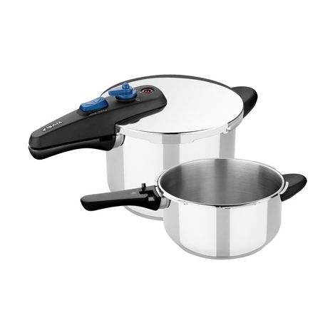 Topf Monix M570005 (2 pcs) Edelstahl (1/2)