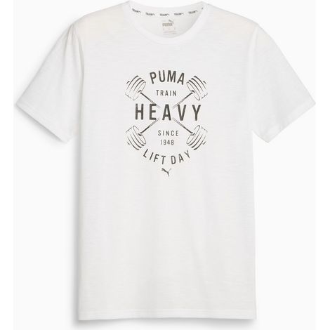 Puma S Grafik-Emblem Herren-Trainingsshirt weiß 52419702 r M (1/5)