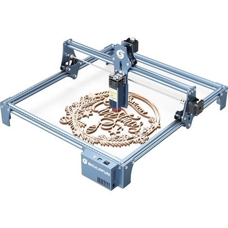 Graveur Laser, Haute Précision, Compatibilité avec Divers Matériaux, SCULPFUN S9 5.5W, UE (1/2)