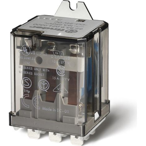 Relais de puissance 3RT 16A 230V AC Faston 250 279381 FINDER 628382300000