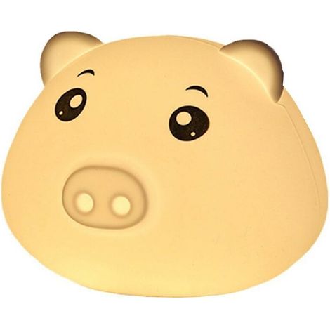 Night lights for children's rooms, cute silicone night light for toddlers and boys, portable USB night light for children's rooms