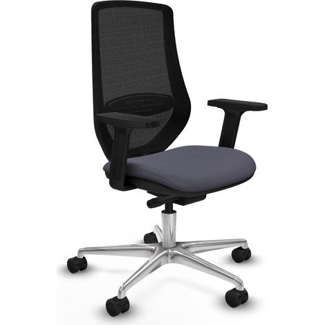 Piqueras y Crespo Mardos Silla de oficina gris oscuro (1/3)