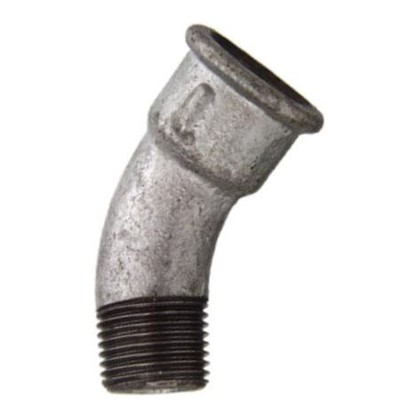 Cornat Temperguss-Bogen 45° 3/4 '' 1 Muffe verzinkt Bogen