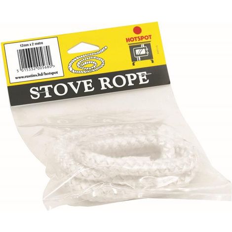 Hotspot HS221250 Stove Rope 12mm x 2m HOT221250