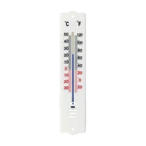 THERMOMÈTRE D'INTÉRIEUR/EXTÉRIEUR EN PLASTIQUE 20 cm