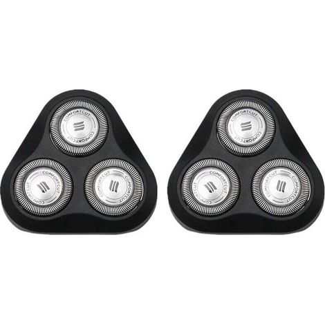 2 Têtes De Rasoir De Rechange Pour Série 1000 S1010 S1020 S1050 S1060 S1070 Lame De Coupe (1/4)