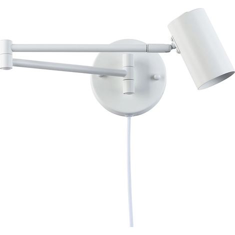 Verstellbare Wandleuchte mit Stecker „Lisa“ - E27 G45