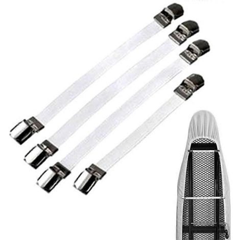 Support élastique pour housse de repassage, fixation d'angle de lit, sangles pour draps (1/5)