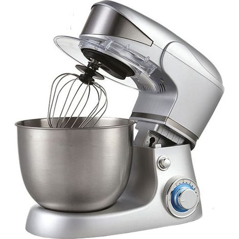Impastatrice elettrica planetaria professionale robot sbattitore mixer cucina per alimenti con gancio 1000w 6velocità 4accessori (1/5)