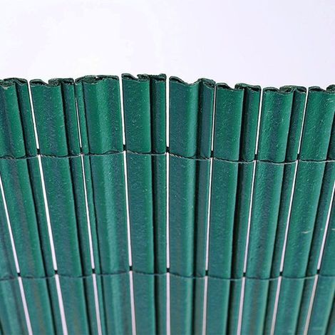 NORTENE Canisse PVC double face verte 1,5 x 3 m - fil PEHD - 30 % recyclé (1/2)