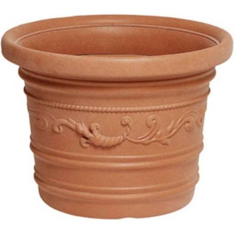 VASO IN PLASTICA FESTONATO D 70XH55CM 122L PRESTIGE