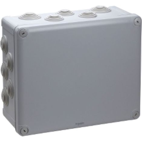 Caja de conexiones MUREVA BOX con 16 entradas Ø32 mm y 4 entradas Ø40 mm, 275x225x120 mm