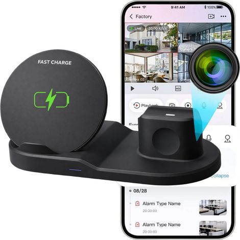 Mini fotocamera nel caricabatterie WiFi N30 (1/4)
