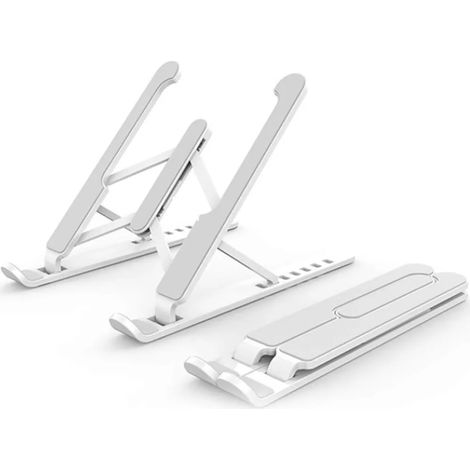 Soporte de portátil ajustable para ordenador de sobremesa, portátil, ventilado, soporte para portátil, soporte para notebook plegable (1/4)