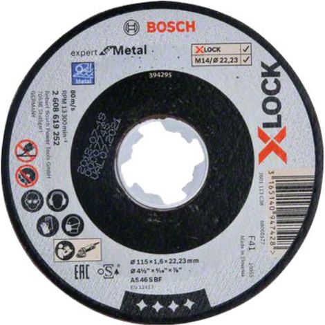 BOSCH-B DISCO PER METALLO X-LOCKMM.115X1,6 BOSCH PZ 1,0