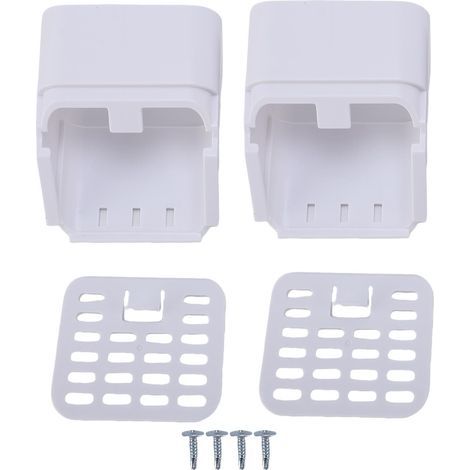 Rosvola Connecteur de descente de gouttière, filtre de sortie, protection pour 3x4 pouces, Type A, blanc (1/5)