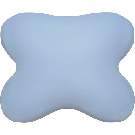 Housse destiné à Tempur OMBRACIO Oreiller 60/56 x 50/48 cm, Taie d'oreiller Douce en Jersey pour Coussin de Forme Papillon, 100% Coton, Bleu Clair (1/5)