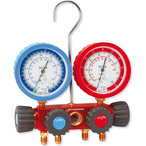 ROTHENBERGER  Manometro  analogico  2  vie  R410A-R32  -  1000001426