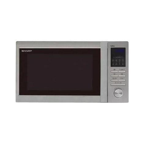 Sharp R722STWE Edelstahl-Mikrowelle 25L