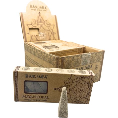 Cônes pyramidaux de bajara - Copal Maya- Vendu par 1 (1/4)