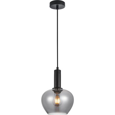 Suspension Stabla 1 E27 noire Italux PND-30084-1-BK-SG (1/2)