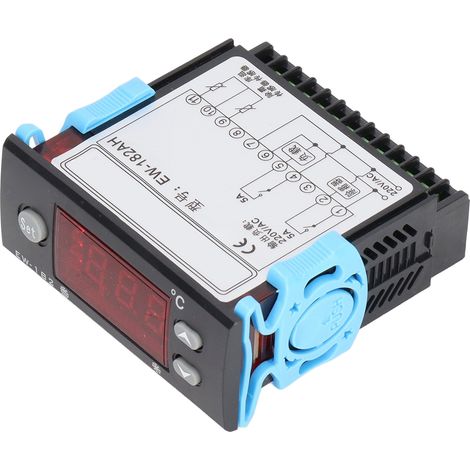 Digitales AC220V-Thermostat mit Abtau-Sensor und doppelter Temperatursonde für Kühlräume, präziser Temperaturregler. (1/5)