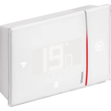 Bticino SXW8002WR TERMOSTATO WIFI DIGITALE Smarther2, Termostato a parete, Programmabile, Comando da App, Alexa e Google, Bianco, prodotto ricondizionato (1/5)