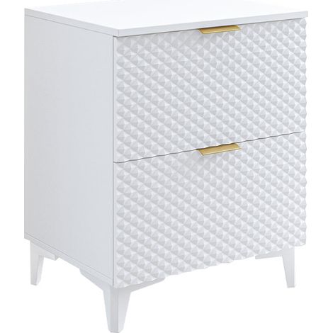 Meuble sous-vasque 60cm sur pieds Cléa Blanc (1/5)
