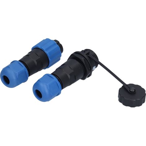 Connecteur de câble aéronautique, prise 1 à 7 broches, connexion robuste, bonne résistance à la corrosion, connecteur de câble, fiche aéronautique 5 broches (250 V 5 A) (1/5)