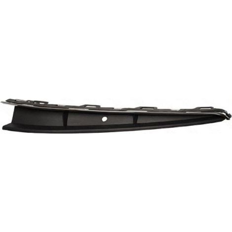 Grille de pare-choc inférieure avant droite noire et chromée Volkswagen Polo 6 phase 1 2017-2021