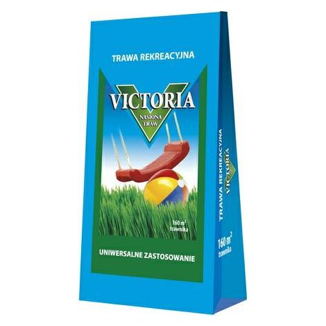 Césped Recreativo Victoria 4 kg, mezcla de semillas de césped, resistente, alta tolerancia al pisoteo, ideal para jardines y parques