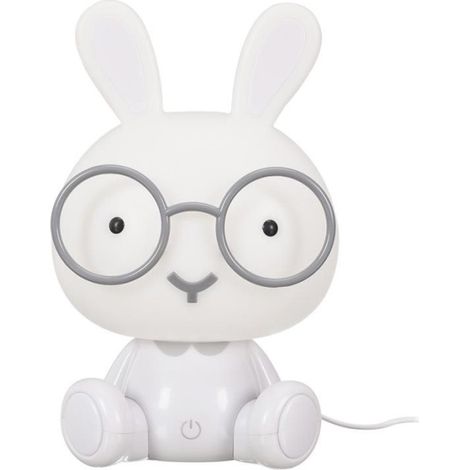 Lampe à Poser LED "Lapin" 23cm Blanc (1/4)