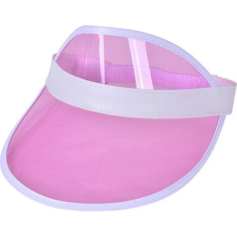 pair Visière unisexe, visière transparente, casquette à visière, adaptée au golf, au tennis et plus encore