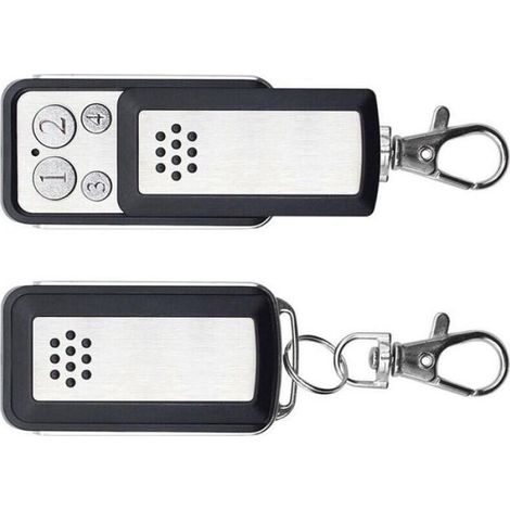 2 Télécommandes portail 433,92 MHz, bip universel, compatible A-vid-sen, Ex-tel, T-hom-Son, 4 boutons-Crezuo (1/4)