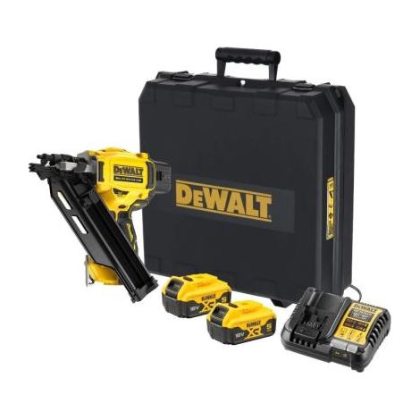 Dewalt – Cloueur de charpente 18V sans fil – 2 batteries 5Ah – Moteur sans charbon – 600 tirs par charge – DCN930P2QW (1/10)