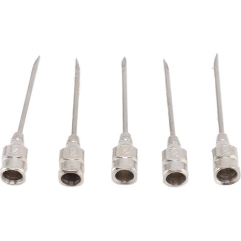 Aiguilles d'injection avicole en acier inoxydable pour bovins et porcs - Accessoires 12x25mm / 0.5x1.0in (1/5)
