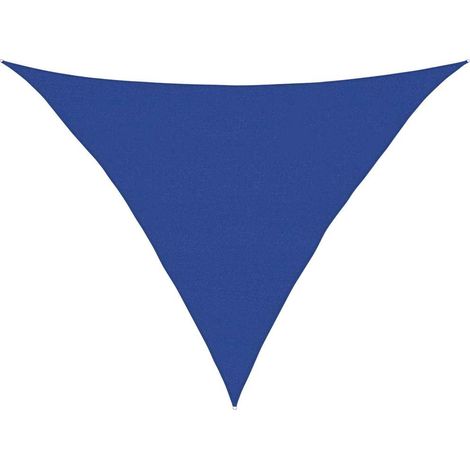 Maison Exclusive - Voile d'ombrage 160 g/m² triangulaire bleu 5x5x6 m PEHD (1/5)