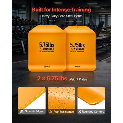 Plaque pour Gilet Lesté Plaques de Lestage Incurvées 2PCs Total 5 (1/5)